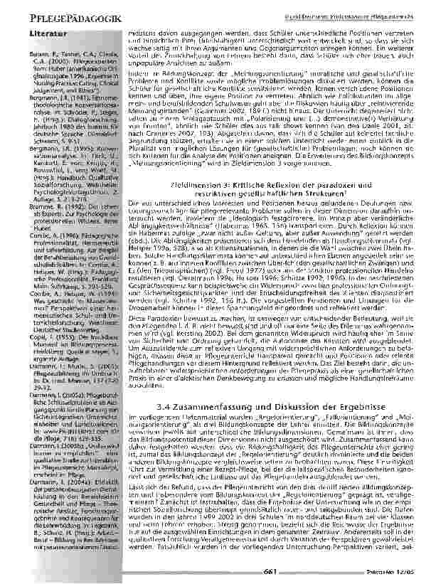 Vorschauseite 6: Professioneller Pflegeunterricht