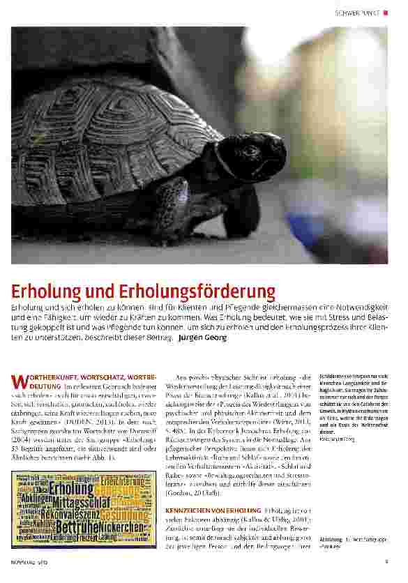 Vorschauseite 1: Erholung und Erholungsförderung
