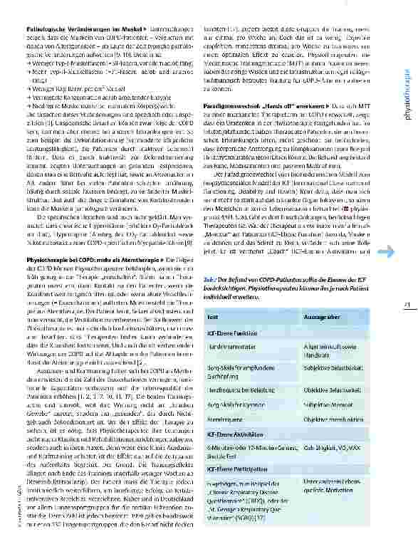 Vorschauseite 2: Krafttraining bei obstruktiver Lungenerkrankung Aktiv trotz COPD