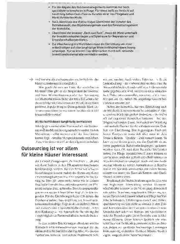 Vorschauseite 3: Partnerschaften bieten ChancenOutsourcing und (Private) Public Partnership