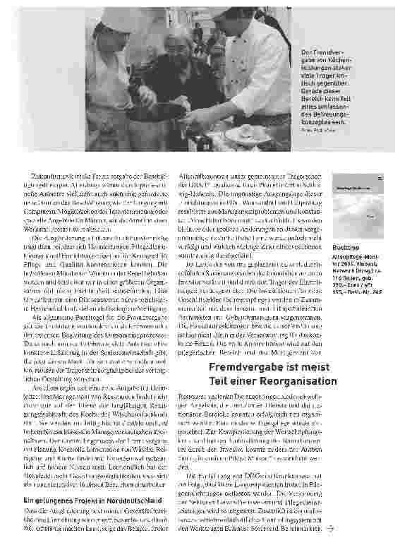Vorschauseite 4: Partnerschaften bieten ChancenOutsourcing und (Private) Public Partnership