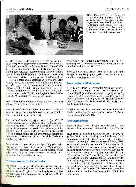 Vorschauseite 2: Familienleben statt Klinikalltag