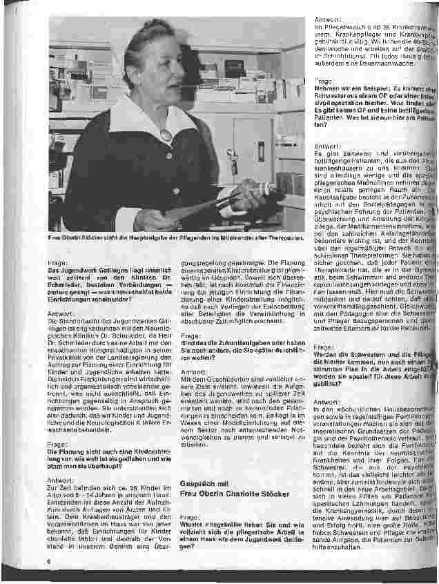 Vorschauseite 2: Das Jugendwerk Gailingen Rehabilitationszentrum für hirngeschädigte Kinder und Jugendliche // Interview mit Herrn Rektor G. Petersen