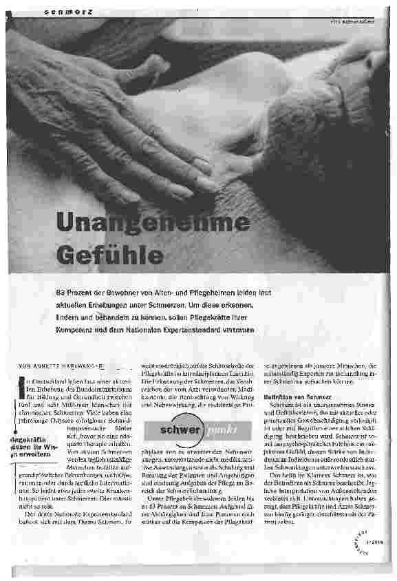 Vorschauseite 1: Unangenehme Gefühle