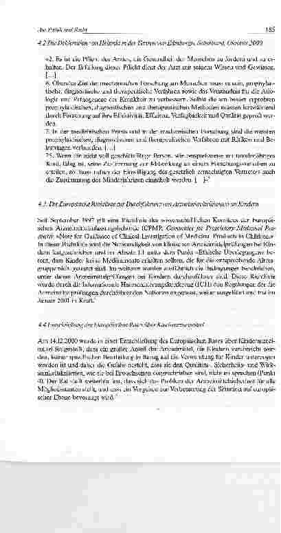 Vorschauseite 4: Arzneimitteltherapie und Arzneimittelprüfung bei Kindern und Jugendlichen