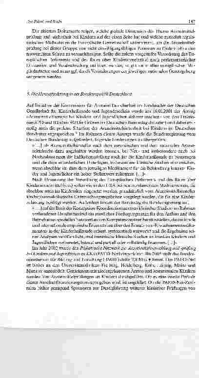 Vorschauseite 6: Arzneimitteltherapie und Arzneimittelprüfung bei Kindern und Jugendlichen