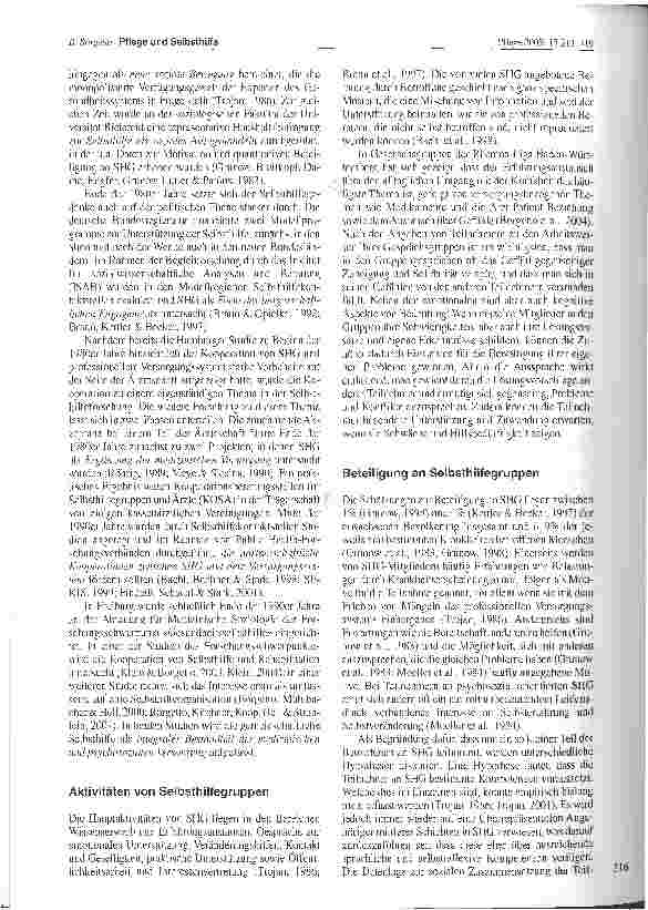 Vorschauseite 4: Pflege und Selbsthilfe im Kontext von chronischer Krankheit und Behinderung