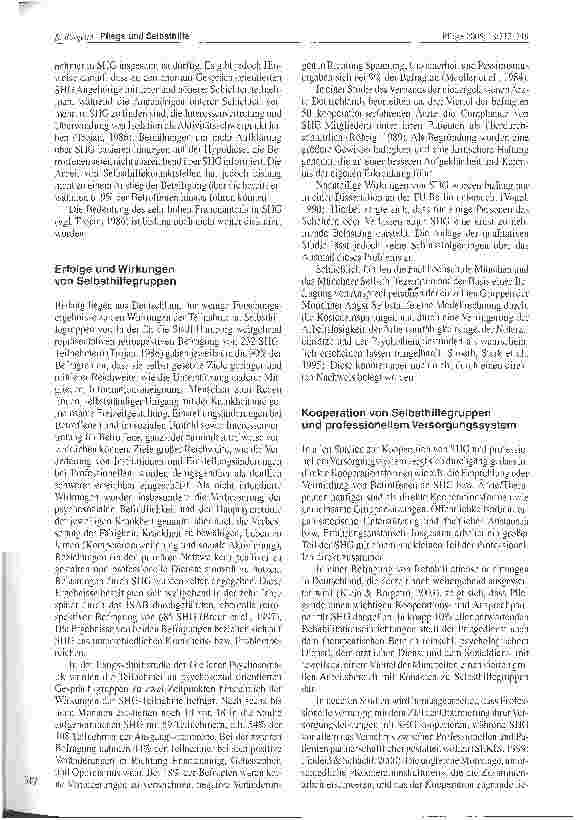 Vorschauseite 5: Pflege und Selbsthilfe im Kontext von chronischer Krankheit und Behinderung