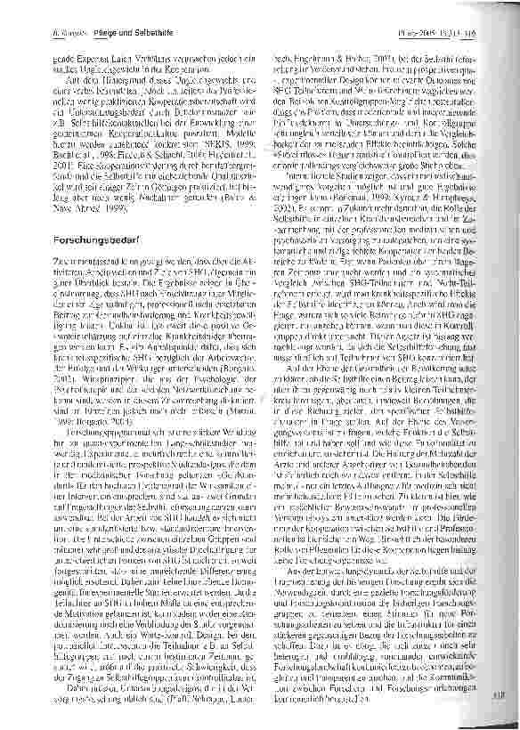 Vorschauseite 6: Pflege und Selbsthilfe im Kontext von chronischer Krankheit und Behinderung