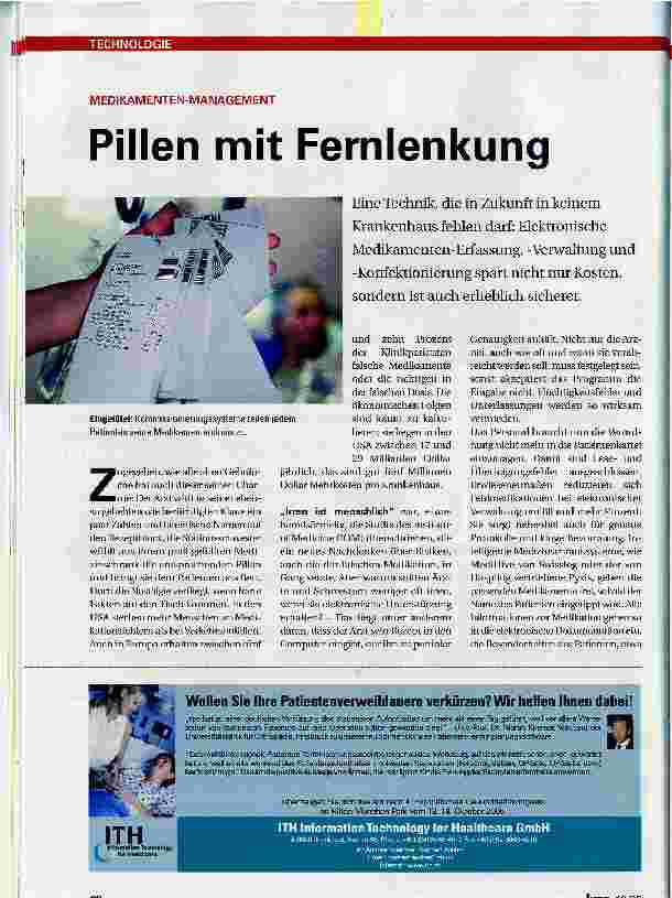 Vorschauseite 1: Pillen mit Fernlenkung