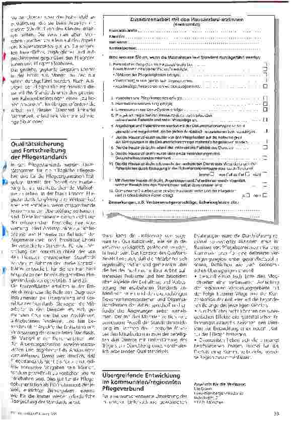 Vorschauseite 6: Pflegestandards in der häuslichen Altenund Krankenpflege