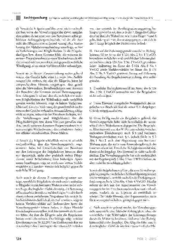Vorschauseite 5: Zur Frage der tatsächlichen Abhängigkeit von Mietvertrag und Pflegevertrag im Sinne des § 3 Abs. 1 Satz 2 Berliner WTC Berliner WTG § 1 Abs. 1 Satz 1, § 2 Abs. 1 Satz 2, § 3 Abs.…