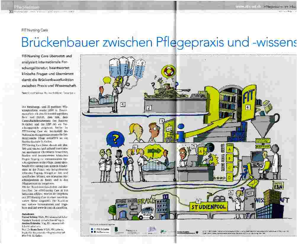 Vorschauseite 1: Brückenbauer zwischen Pflegepraxis und -wissenschaft