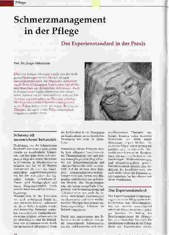 Vorschauseite 1: Schmerzmanagement in der Pflege