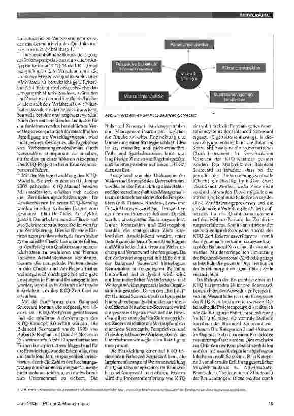 Vorschauseite 2: Kontinuierliches Qualitätsmanagement mit einer KTQ-basierten Balanced Scorecard