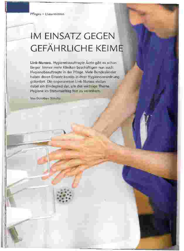 Vorschauseite 1: IM EINSATZ GEGEN GEFÄHRLICHE KEIME