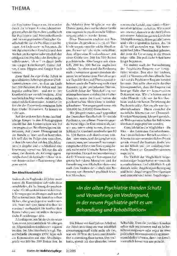 Vorschauseite 2: Der lange Weg zu einer besseren Hilfe