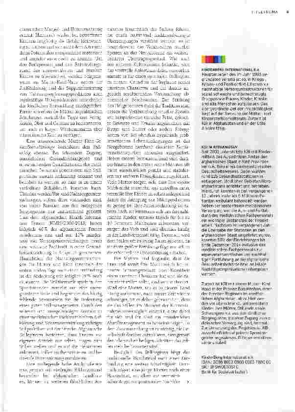 Vorschauseite 2: Stillen in Afghanistan