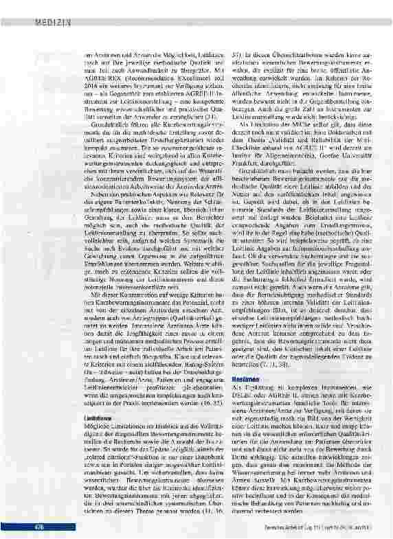 Vorschauseite 6: Bewertung von Leitlinien
