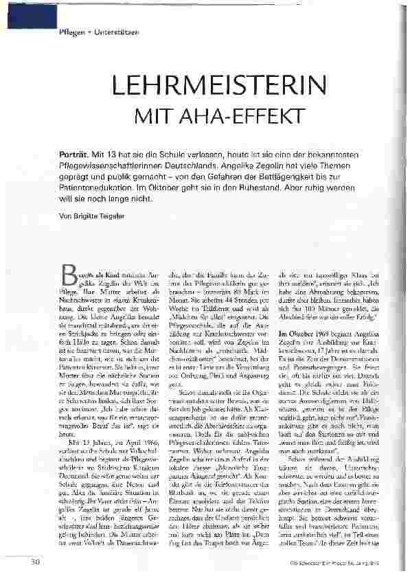 Vorschauseite 1: LEHRMEISTERIN MITAHA-EFFEKT