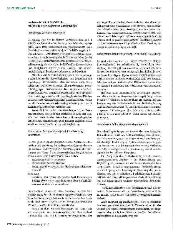 Vorschauseite 4: Phase E im SGB IX: Wie können Überlegungen dazu in das Leistungsrecht einfließen?