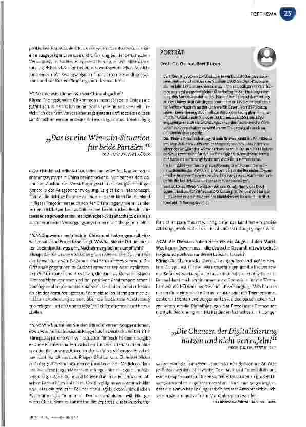 Vorschauseite 2: China besitzt einen beeindruckenden Wissensschatz