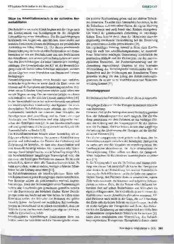 Vorschauseite 2: ICF-basierte Zieldefinition in der Neurorehabilitation