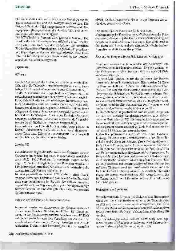 Vorschauseite 5: ICF-basierte Zieldefinition in der Neurorehabilitation