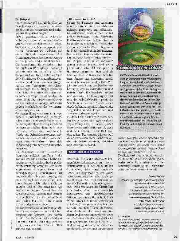 Vorschauseite 2: Kontinenzberatung durch Pflegekräfte