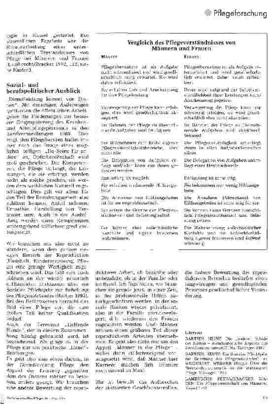 Vorschauseite 4: Frauen, das hilfreiche Geschlecht - und Männer?