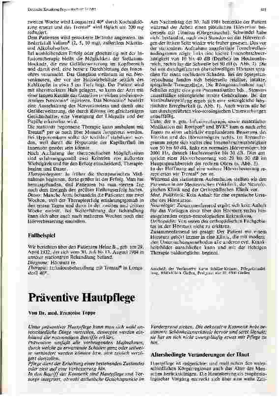 Vorschauseite 3: Der Hörsturz oder akute Hörverlust