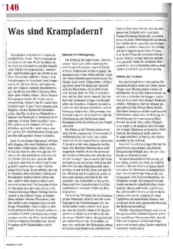 Vorschauseite 1: Was sind Krampfadern