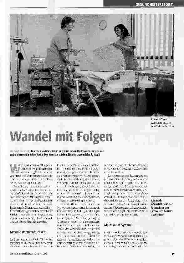 Vorschauseite 1: Wandel mit Folgen
