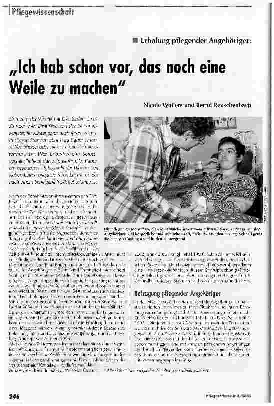 Vorschauseite 1: Ich hab schon vor, das noch eine Weile zu machen