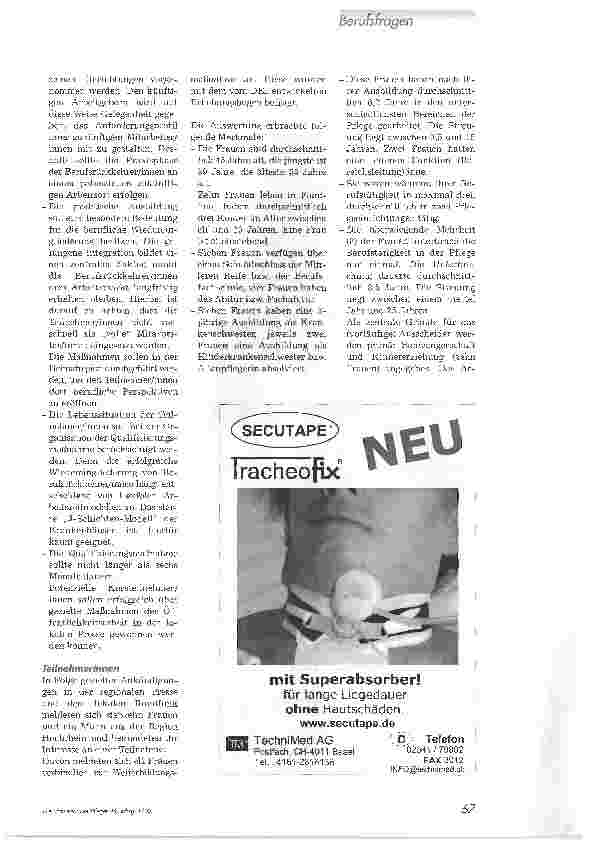 Vorschauseite 4: Refresher-Kurse zum Wiedereinstieg in den PflegeberufErgebnisse eines Modellprojektes