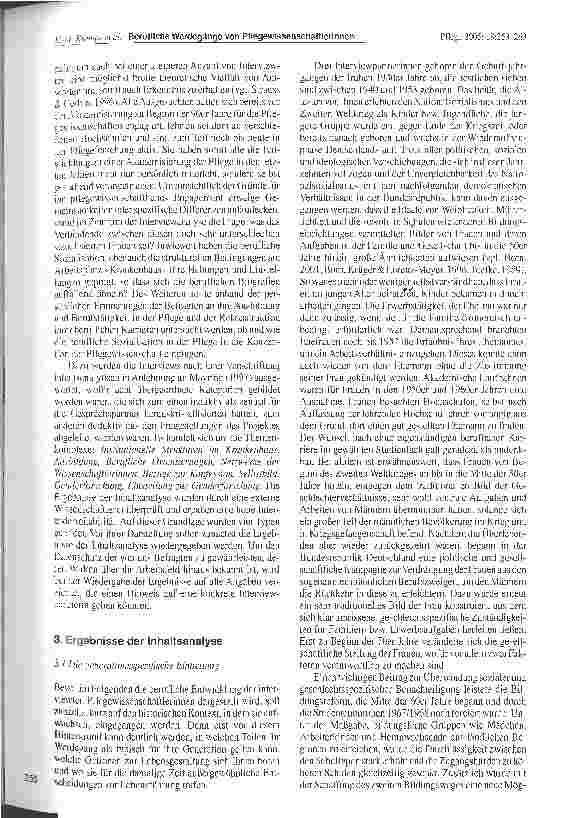 Vorschauseite 3: Bin dann nicht son ganz graden Weg gegangen. Eine Analyse der beruflichen Werdegänge von zehn Pflegewissenschaftlerinnen