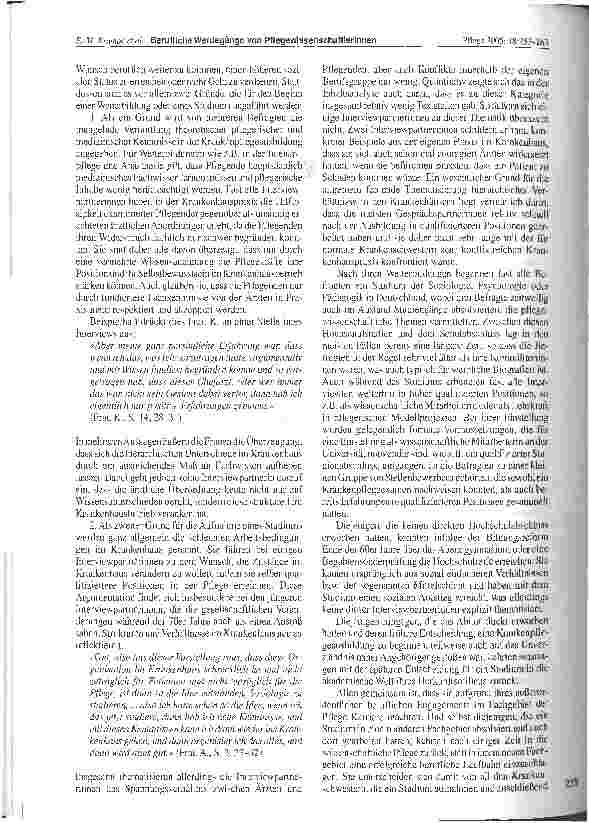Vorschauseite 6: Bin dann nicht son ganz graden Weg gegangen. Eine Analyse der beruflichen Werdegänge von zehn Pflegewissenschaftlerinnen