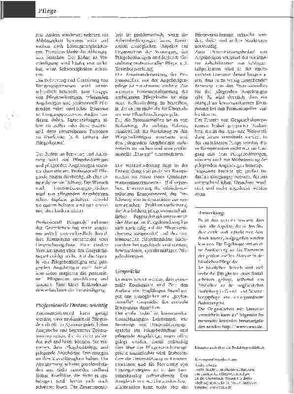 Vorschauseite 3: Den Angehörigen im BlickDie Beziehungen zwischen Angehörigen und professionell Pflegenden Teil 4