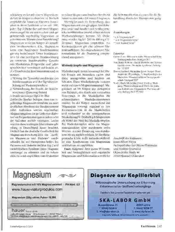 Vorschauseite 4: Magnesium und Kalium Für den älteren Menschen