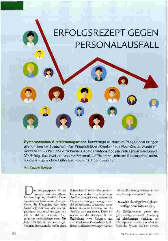 Vorschauseite 1: ERFOLGSREZEPT GEGEN PERSONALAUSFALL