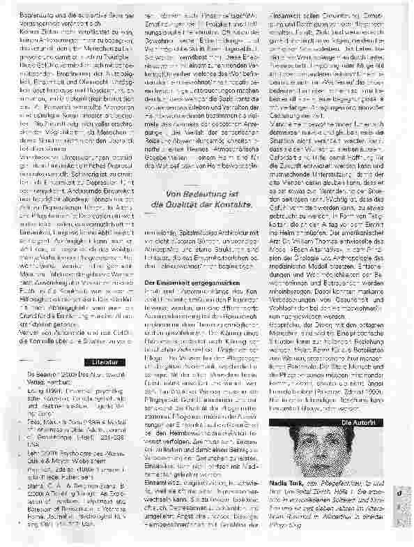 Vorschauseite 2: Einsamkeit macht krank