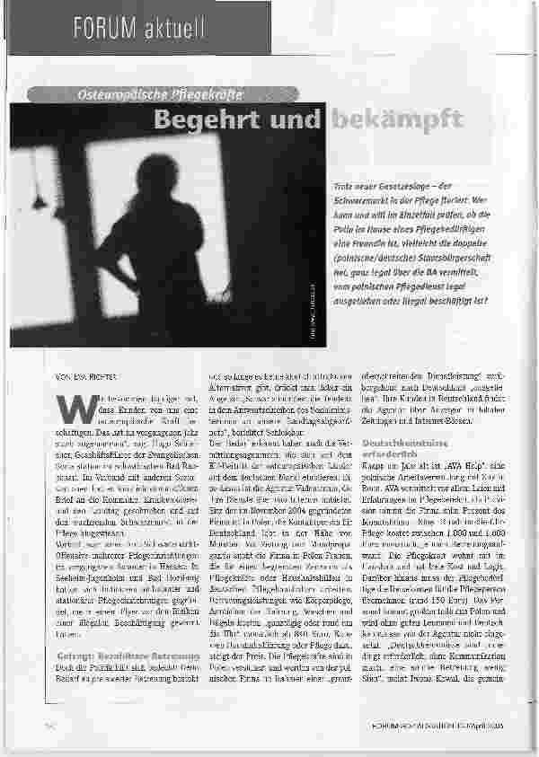 Vorschauseite 1: Begehrt und bekämpft
