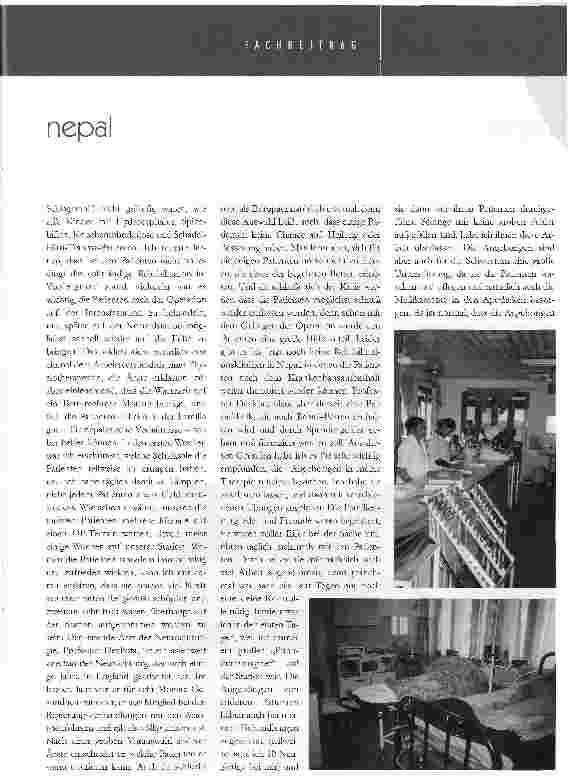 Vorschauseite 2: gesundheitsund krankenpflege in nepal