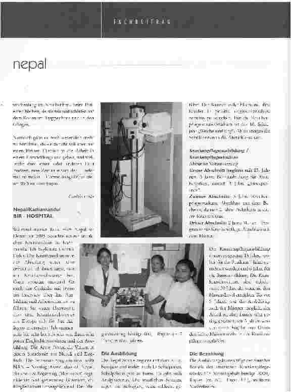 Vorschauseite 3: gesundheitsund krankenpflege in nepal