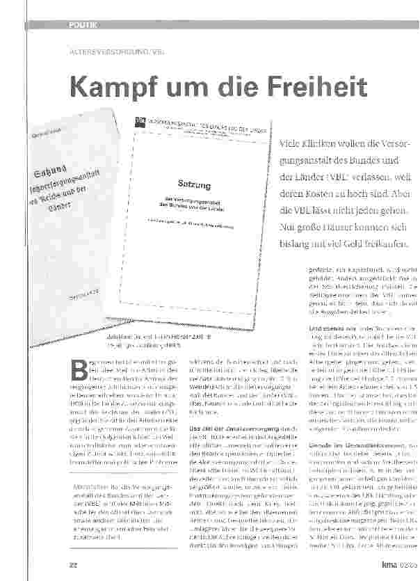 Vorschauseite 1: Kampf um die Freiheit