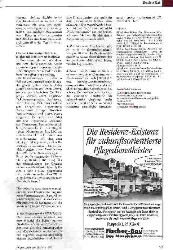 Vorschauseite 4: Die neue Rechtsprechung zu verordneter