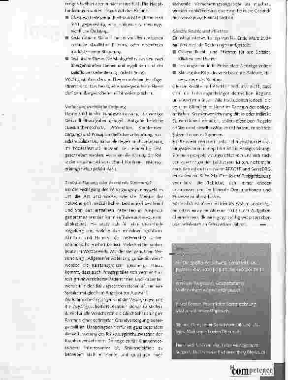 Vorschauseite 2: Hauptforderung von H+: Leistungsgerecht entschädigen!