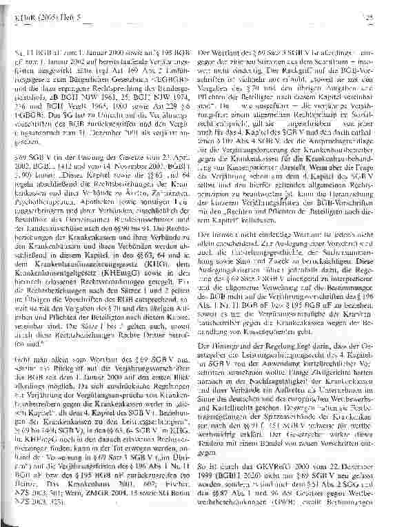 Vorschauseite 3: Vergütungsanspruch eines Krankenhauses gegen eine Krankenkasse