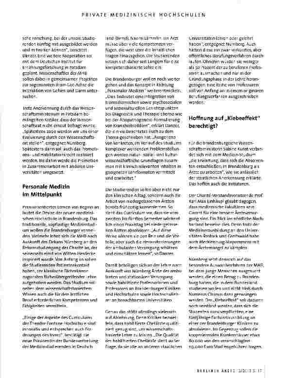 Vorschauseite 4: Auf dem Weg zur Zwei-Klassen-Ausbildung?