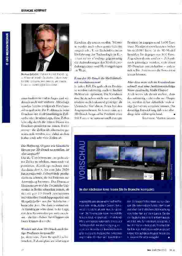 Vorschauseite 2: Kieferprothese aus dem Drucker